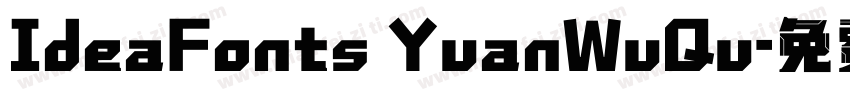 IdeaFonts YuanWuQu字体转换